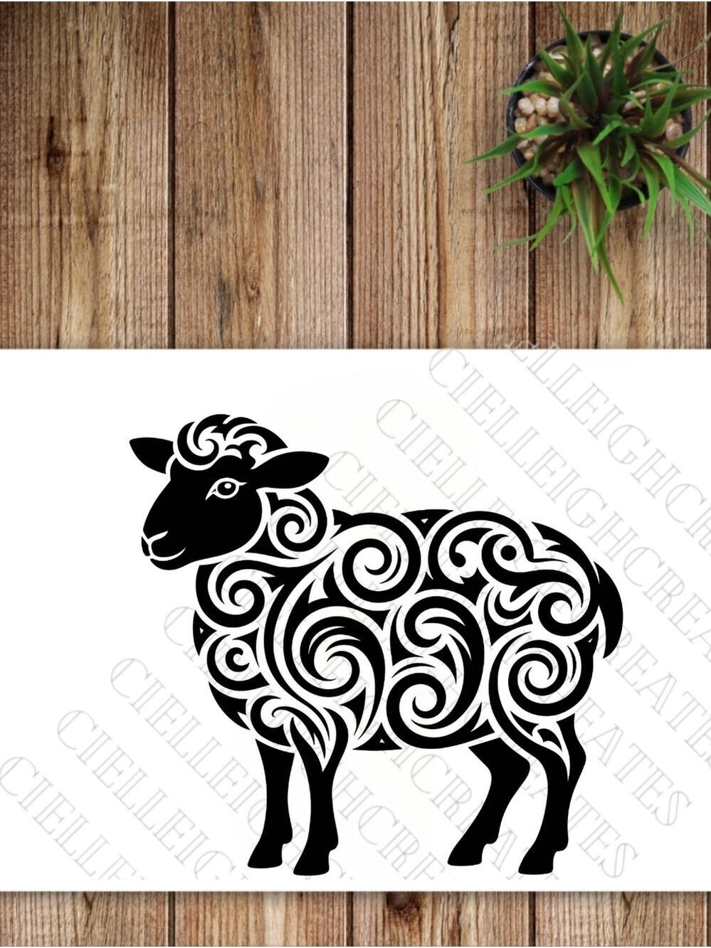 *2 for $20* Sheep Lamb vinyl decal Sticker Handcrafted